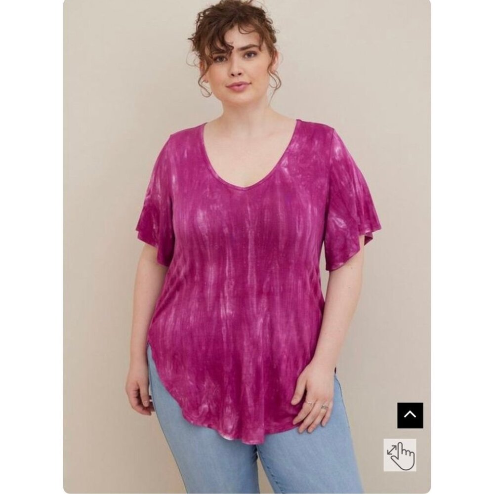 Torrid Super Soft Favorite Tunic Tee Bell Sleeve